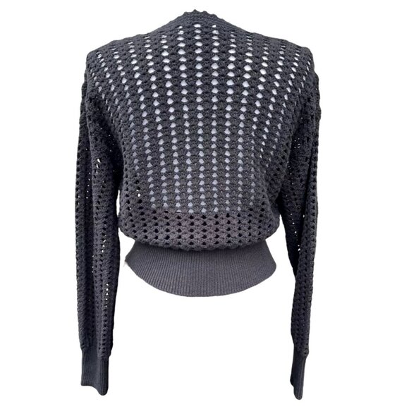 NWT REFORMATION Erin Crochet Cardigan Sweater XS Open Knit Long Sleeve Boho NEW - Picture 7 of 8